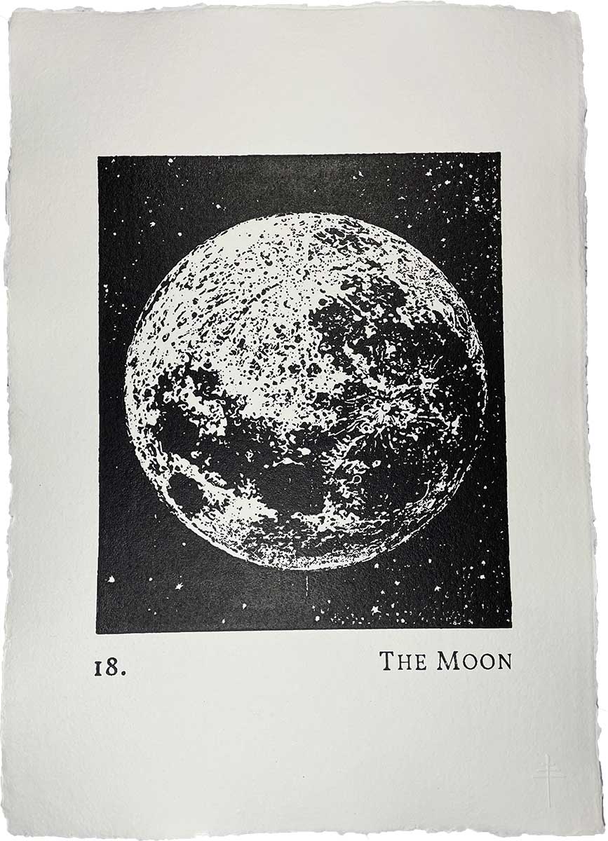 moon tarot print